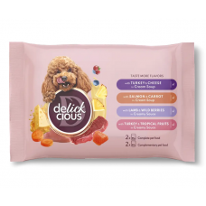 Delickcious набір паучів для собак (2штх85г) + (2штх80г)1
