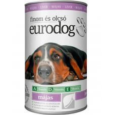 EuroDog консерва для собак 1,24 кг (печінка)1