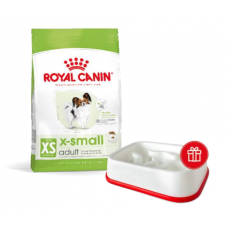 Royal Canin X-Small Adult 3кг-корм для собак мініатюрних розмірів + миска1