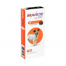 Бравекто Жевательная таблетка для защиты собак от клещей и блох 4,5 -10 кг1