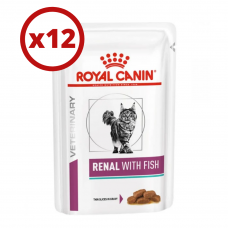 Royal Canin Renal Feline 85гр * 12шт паучі з тунцем -дієта при нирковій недостатності у кішок1