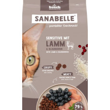 Bosch Sanabelle Sensitive корм для котів із чутливим травленням 400 г (ягня)1