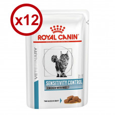 Royal Canin Sensitivity Control Feline 100 гр * 12шт паучі з куркою - дієта для кішок при харчової алергії1