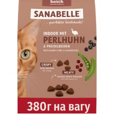 Bosch Sanabelle Indoor 380г корм з цесаркою для котів, що постійно живуть у приміщенні1
