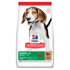 Hills SP Medium Puppy 2,5кг корм для цуценят середніх порід з ягням1