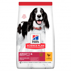 Hills SP Adult Medium Chicken 2,5кг корм для собак середніх порід з куркою1
