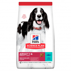 Hills SP Adult Medium Tuna & Rice 2,5 кг - корм для собак середніх порід з тунцем1