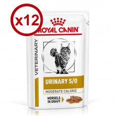 Royal Canin Urinary S/O Moderate Calorie 85 гр * 12 шт (шматочки в соусі) для кішок1