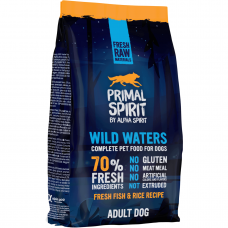 Primal Spirit Wild Waters корм для собак 1кг (без глютену, 70% м'ясо)1