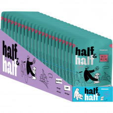 Half&Half pouch 100 г *22 шт для собак (шматочки яловичини в соусі)1