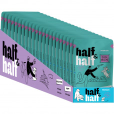 Half&Half pouch 100 г *22 шт для собак (шматочки качки в соусі)1