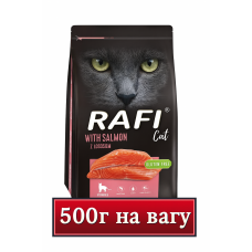 Dolina Noteci Rafi Cat 500г (на вагу) корм для стерилізованих кішок з лососем1