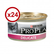ProPlan Delicate консерви для кішок з чутливим травленням з індичкою 85г * 24шт1