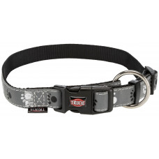 Trixie TX-12223 нашийник для собак 35-55 см Silver Reflect Collar1