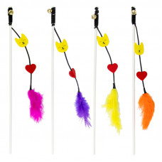 Agility вудка Котик з пір'ям та дзвіночком 35 см...