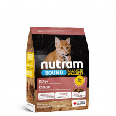 S1 Nutram Sound Balanced Wellness Kitten 5,4г - корм для кошенят1