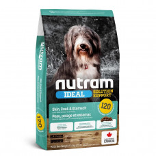I20 Nutram Ideal 20кг - корм для собак з проблемами шкіри, вовни і травлення на основі ягняти (білий мішок)1