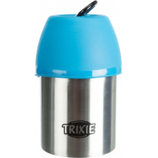 Trixie TX-24605 бутылка дорожная+миска (сталь/пластик) 300мл1