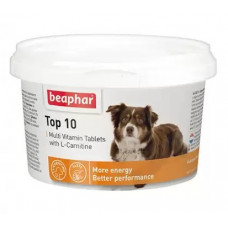 Beaphar Top 10 Dog з L-карнітин 180 таблеток - вітаміни для дорослих собак (12542)1
