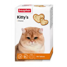 Beaphar Kitty's + Cheese ласощі з вітамінами для кішок (180 шт)1