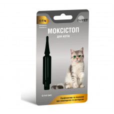 ProVet Моксістоп краплі від глистів для кішок до 4кг1