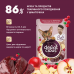 Delickcious паучі для котів 85г*12шт (печінка, яблука та журавлина у соусі)2