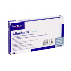 Аллердерм (Allerderm) краплі для лікування дерматозів у кішок і собак менше 10 кг (2 мл * 6піпеток)1