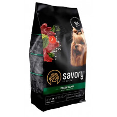 Savory корм холістік для собак дрібних порід 3кг (ягня)1