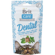 Brit Care Functional Snack Dental 50г ласощі для котів (для здоров’я зубів)1