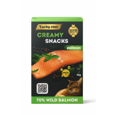 Lucky Star ласощі для кішок пюре у стіках 40шт * 10г (лосось)...