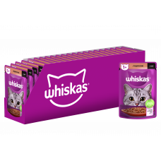 Whiskas паучі для кішок 85г*28шт (індичка в соусі)1