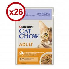 Cat Chow паучі 85г*26шт з куркою і цукіні для кішок1