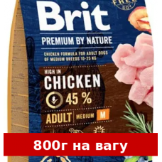 Brit Premium Adult M 800г (на вагу) корм для собак середніх порід1