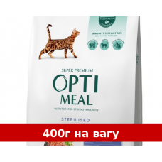 Optimeal Cat Sterilized Salmon 400г корм для стерилізованих к...