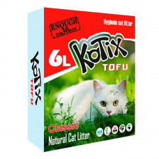 Kotix Тофу Classic 2,55 кг (6 л) наповнювач для котячого туал...