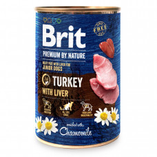 Консерви Brit Premium By Nature Dog 400г (індичка)1