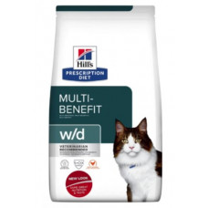 Hills PD w/d Multi-Benefit Cat 1,5кг корм для котів (при цукр...