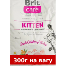 Brit Care Kitten 300 г корм для кошенят (індичка 30%, курка 2...