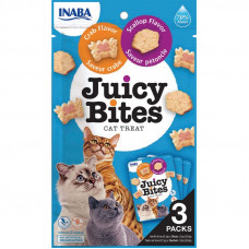 Inaba Juicy Bites 3шт*11,3г ласощі для кішок (гребінець і кра...