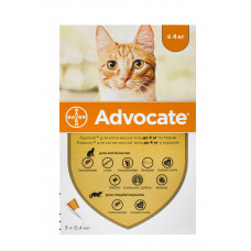 Bayer Advocate капли для кошек до 4 кг (1 пипетка )1