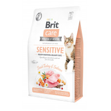Brit Care Cat GF Sensitive HDigestion & Delicate Taste, 2кг (для вибагливих кішок)1