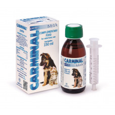 Carminal Pets біологічно активна добавка для нормалізації роботи травної системи собак та котів 150 мл1