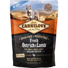 Carnilove Fresh Ostrich&Lamb Small Breed Dog 1,5 кг - беззерновий корм для собак дрібних порід1