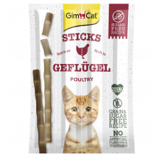 GimCat Sticks Poultry ковбаски для кішок з куркою (4 шт)1