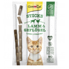 GimCat Sticks Lamb und Geflugel - ковбаски для кішок з ягням і птицею 4шт1