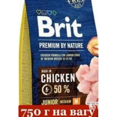 Brit Premium Junior M 0,75кг (на вагу) - корм для цуценят середніх порід1