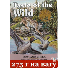 Taste of the Wild Lowland Creek холістик корм для котів 0,275 кг на вагу (качка)1