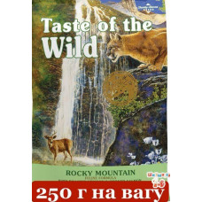 Taste of the Wild Feline Rocky Mountain Cat 0,25кг (на вагу) - корм з м'ясом оленини і лососем для котів1