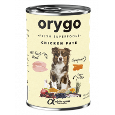 Orygo Chicken консерва для собак 400г (паштет з куркою та морквою)1