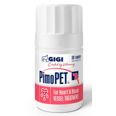 GiGi PimoPET препарат для лікування серцевої недостатності у собак 5 мг 30 таб1